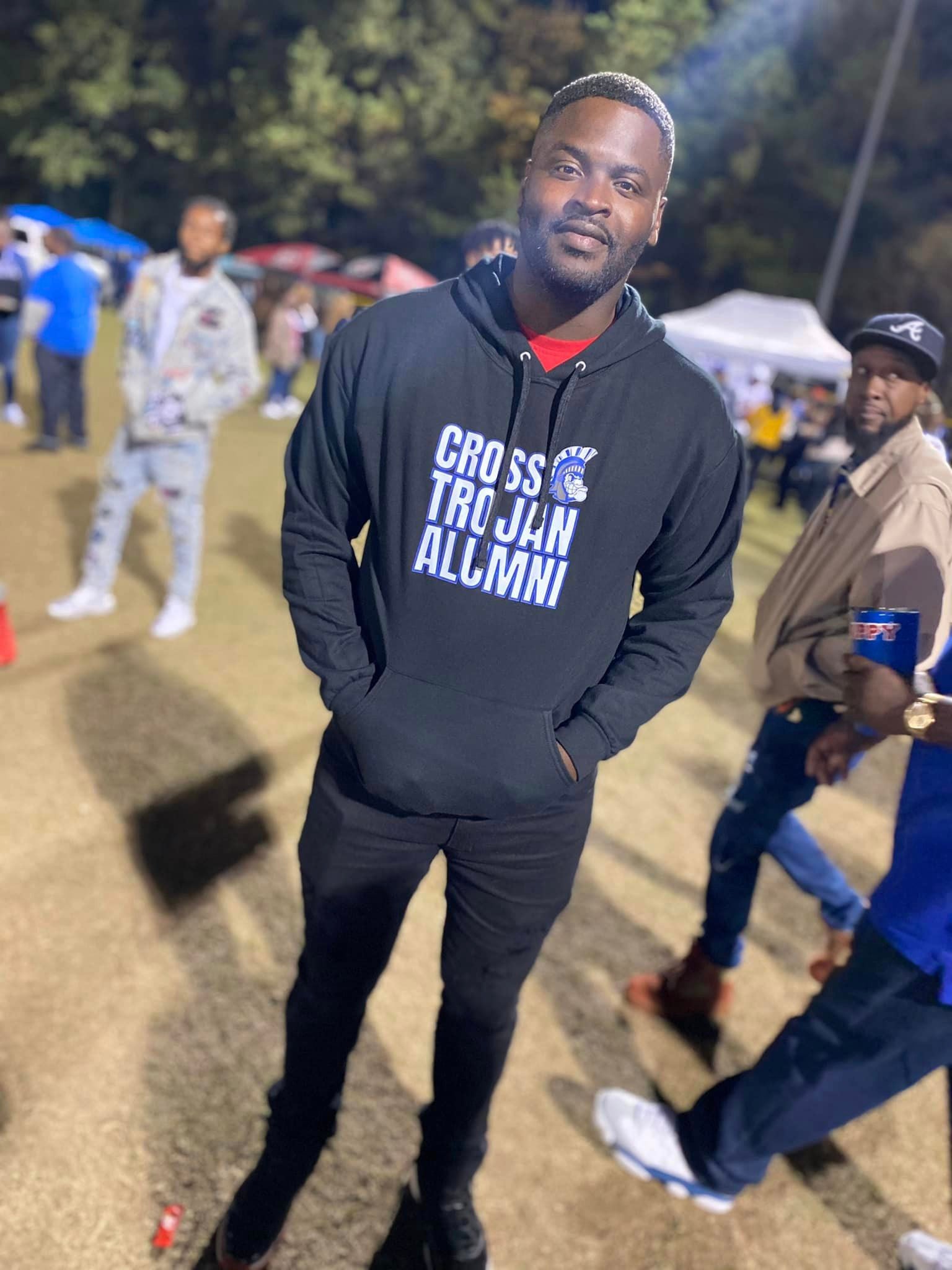 Cross Trojan Alumni Hoodie