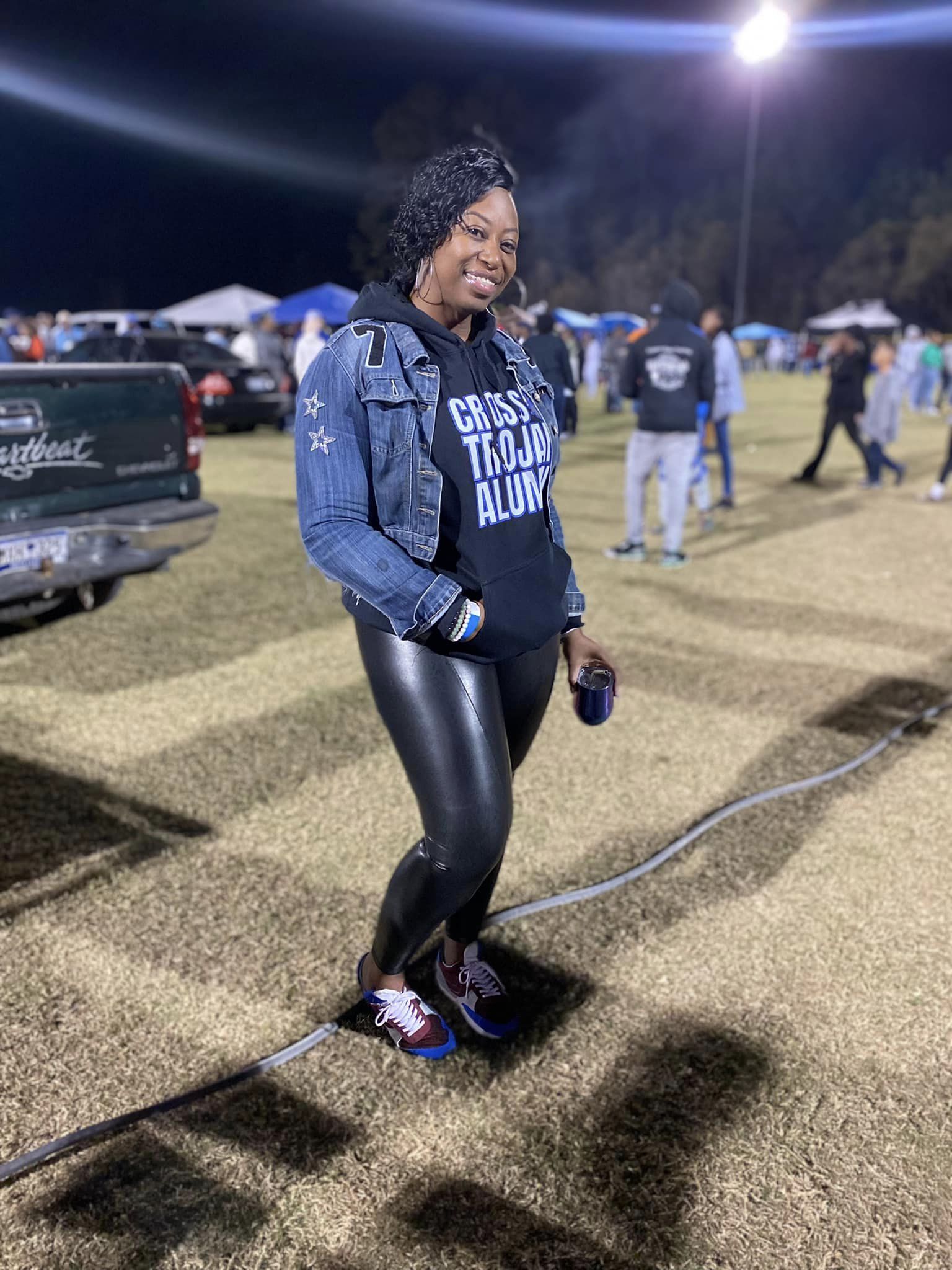 Cross Trojan Alumni Hoodie