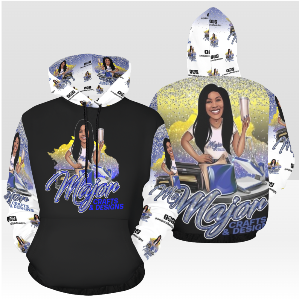 Custom all over hoodie sales