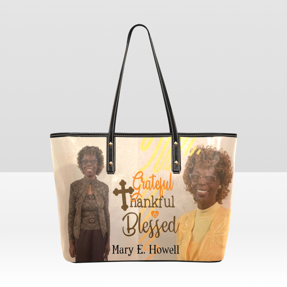 Custom Chic Leather Tote Bag