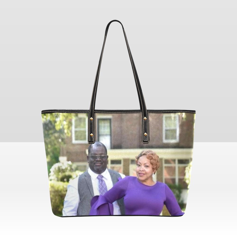 Custom Chic Leather Tote Bag