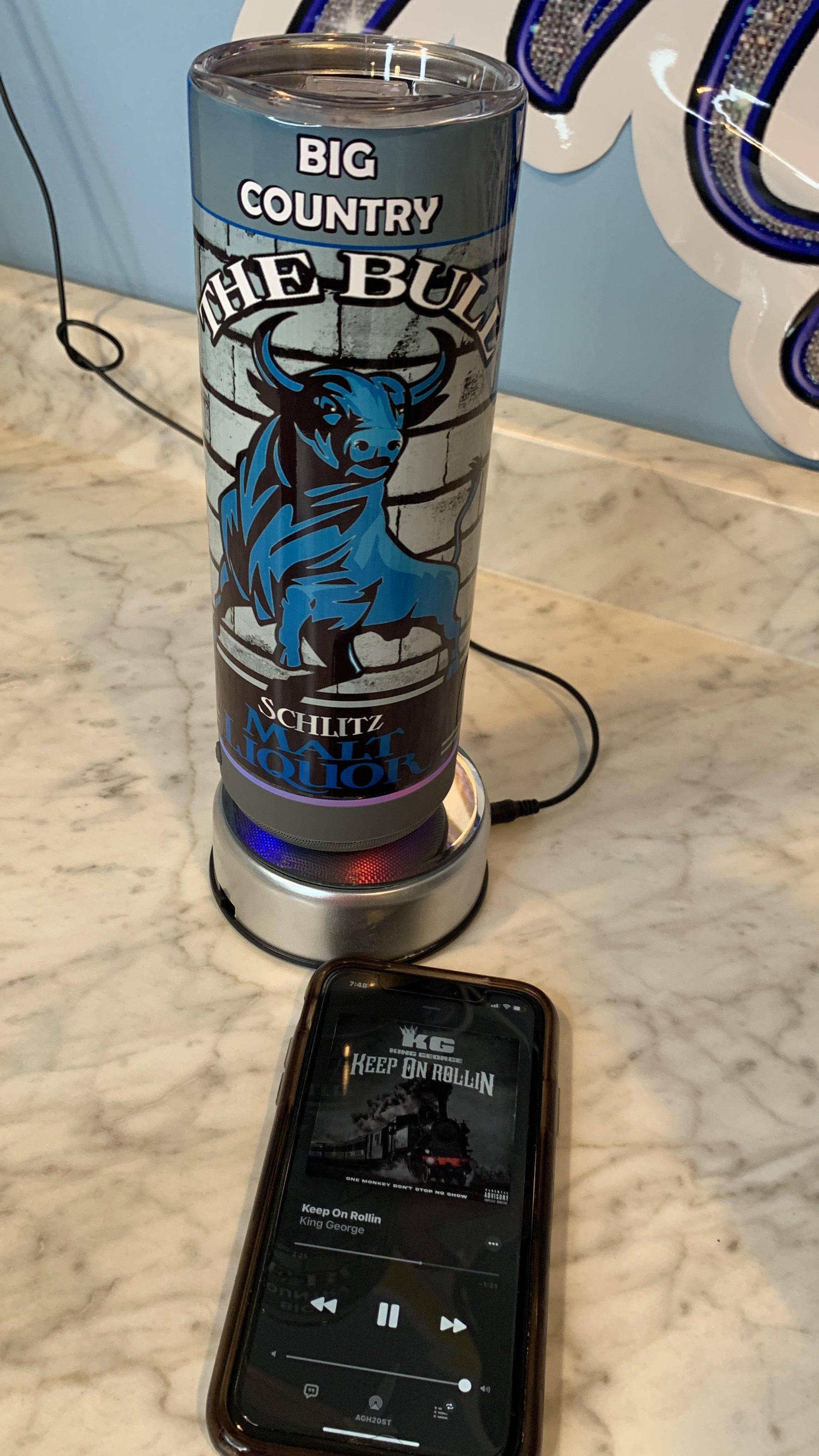 Custom 20oz Bluetooth Speaker Tumbler