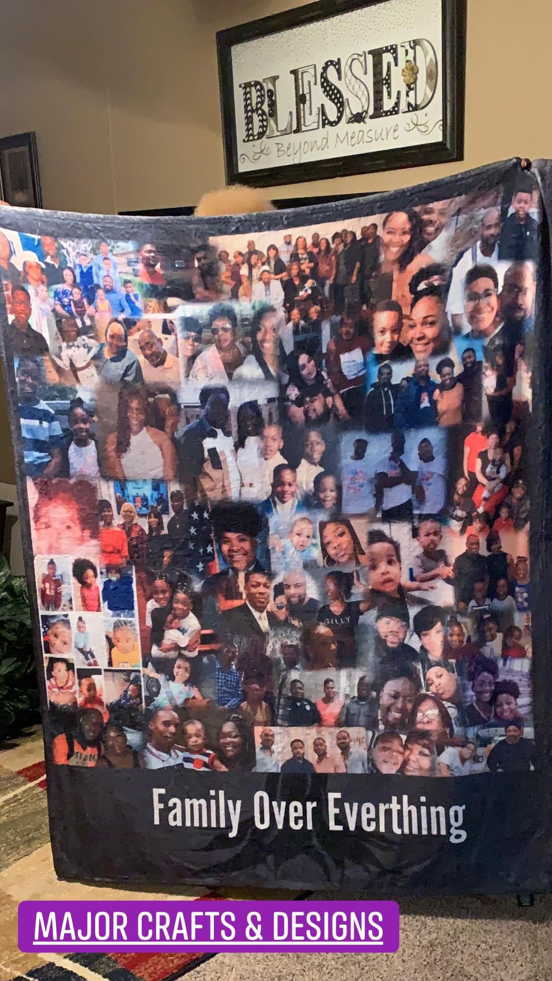 Custom Plush Photo Blanket