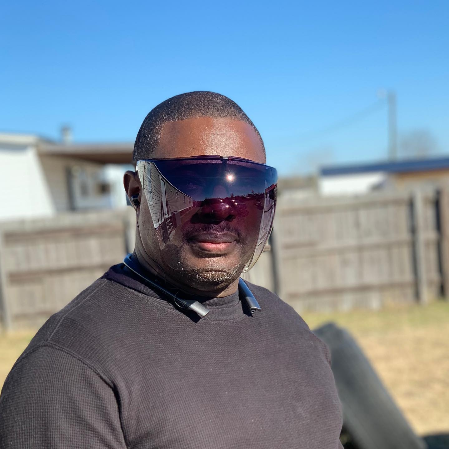 New Anti-Fogging Face Shields with Glasses Frame Set for Men & Women