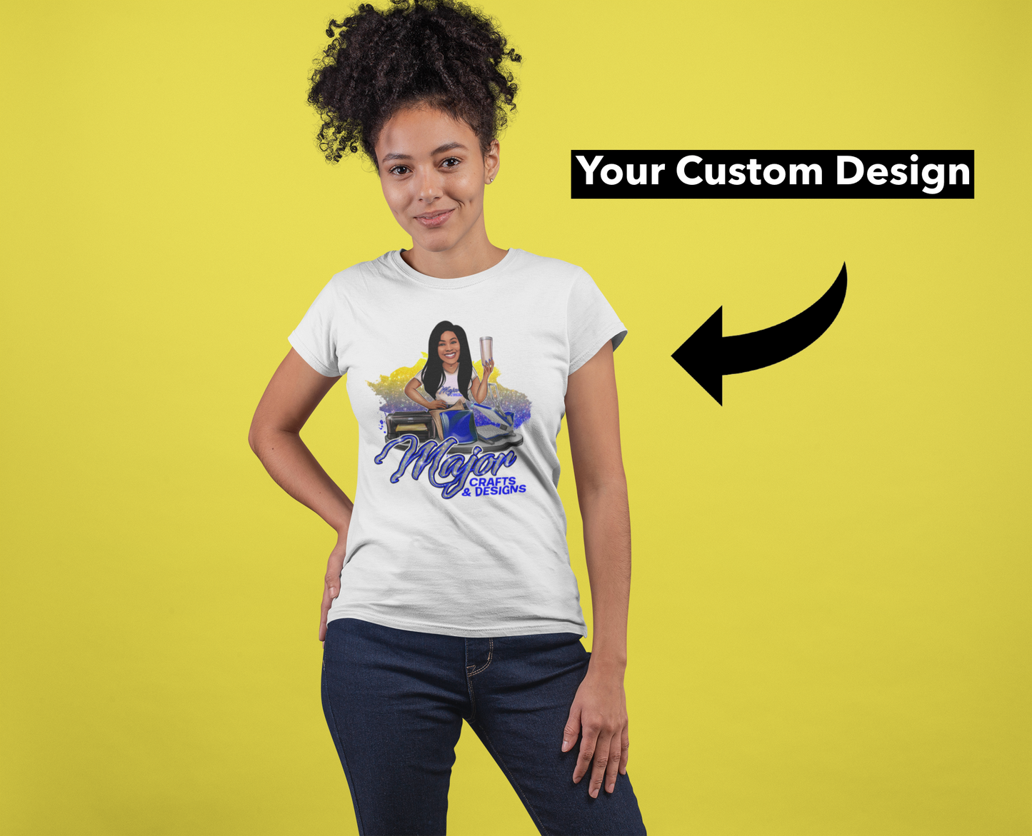 Custom T-Shirt (Front Only) Bulk Order (25 Minimum Quantity)