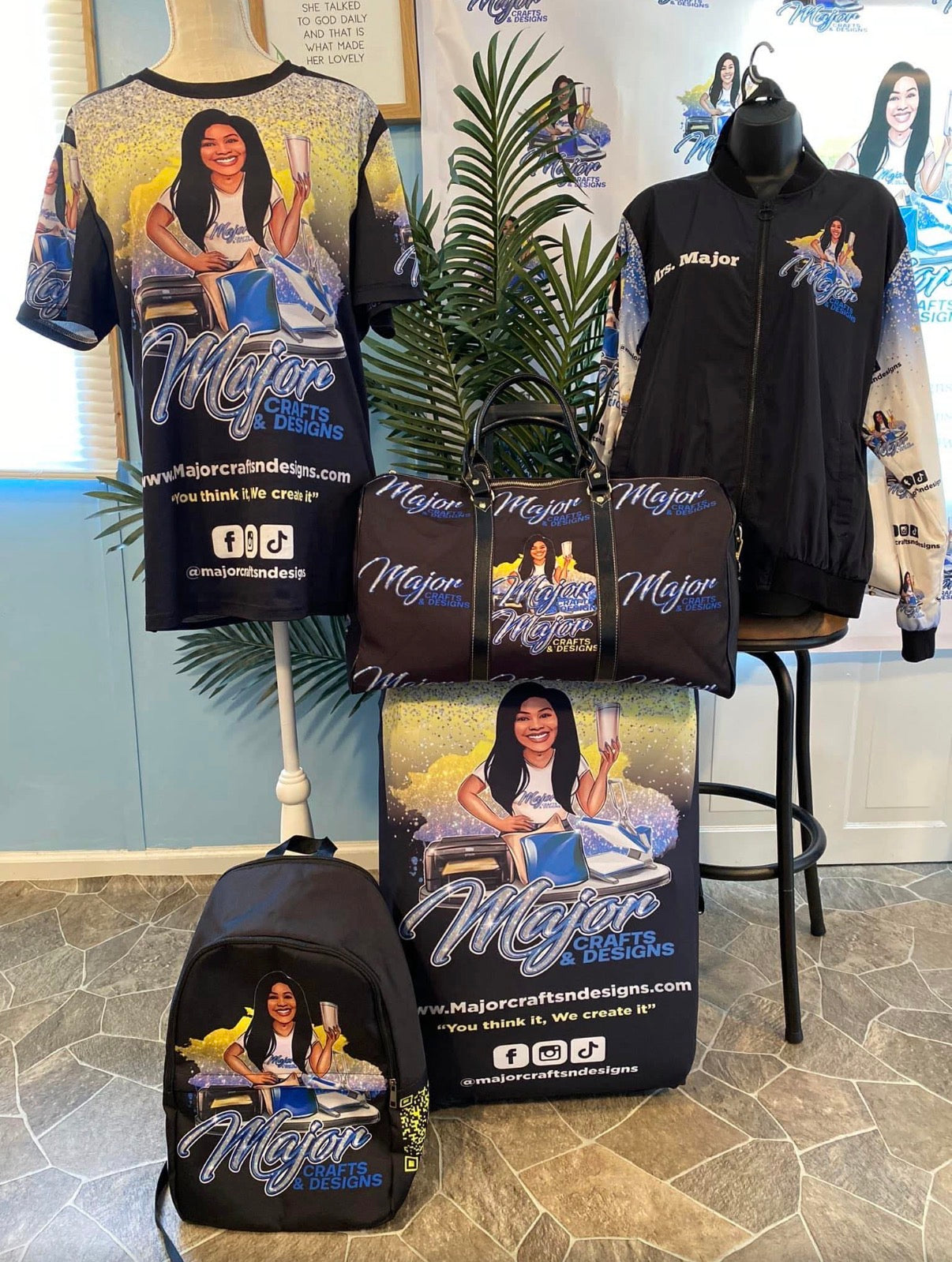 Major Crafts and Designs custom apparel, bags, and branded products